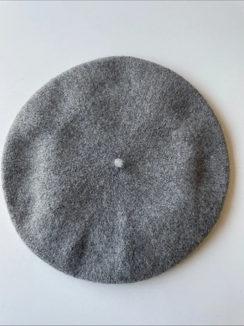 Gray Beret French Hat Parisian One Size